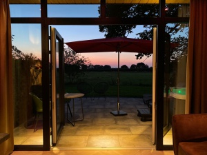 Wellness lodge Specht avond