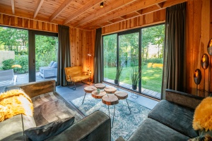 Wellness lodge Grutto woonkamer