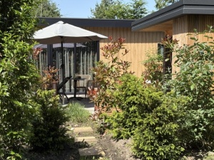 Wellnesslodge Kievit in Drenthe tuin