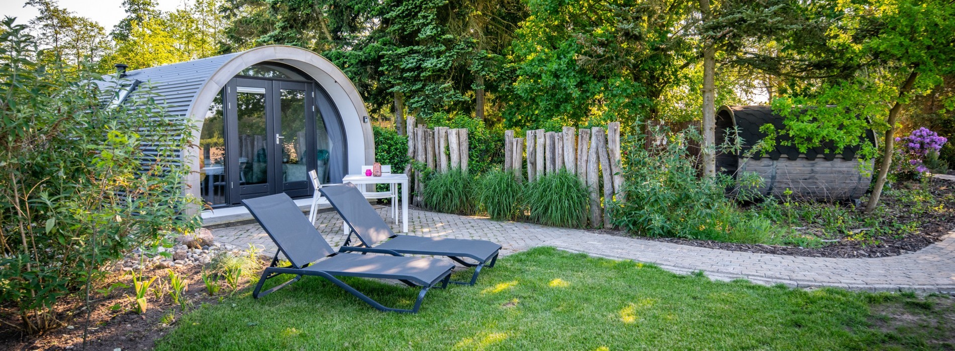 Adults only wellness lodges midden in de natuur van Drenthe.

&nbsp;
