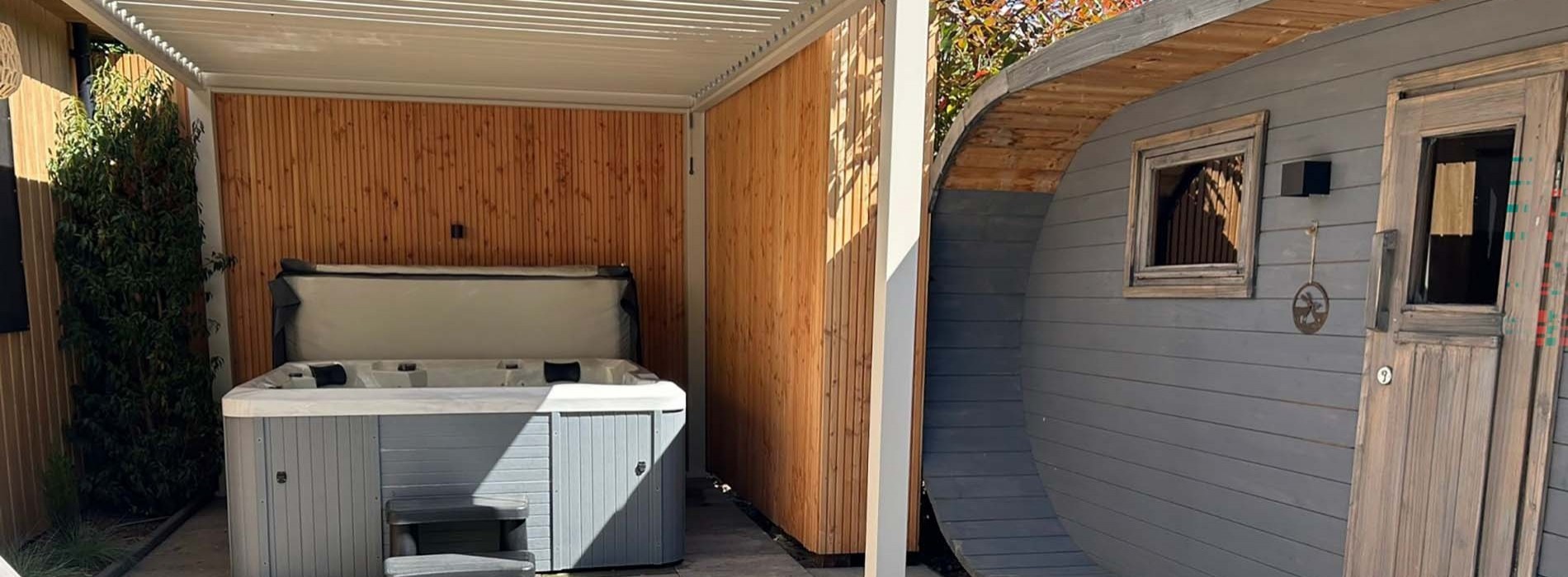 Adults only wellness lodges midden in de natuur van Drenthe.
